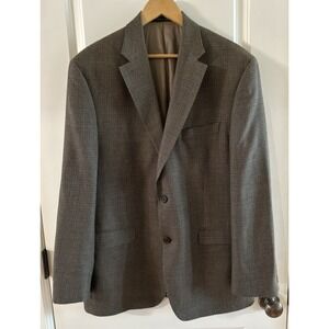 Lauren Ralph Lauren Men's 42R Silk-Wool Herringbone Blazer Sport‎ Coat